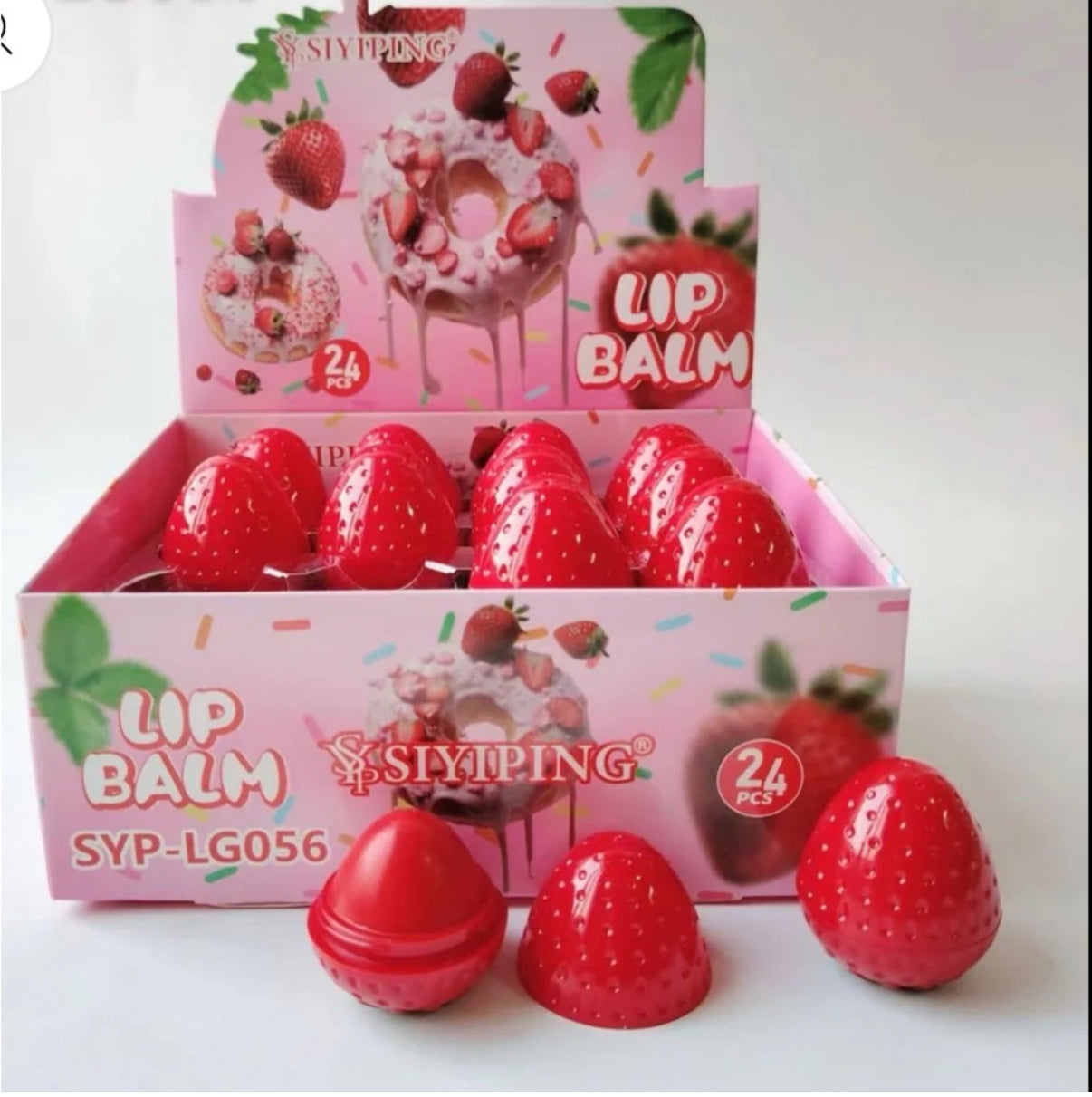 🍓Set of 2 Strawberry Lip Balm🍓