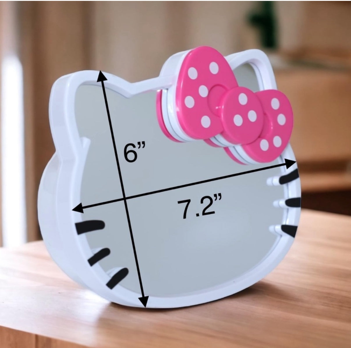 Cute Kitty Make Up Storage Mirror