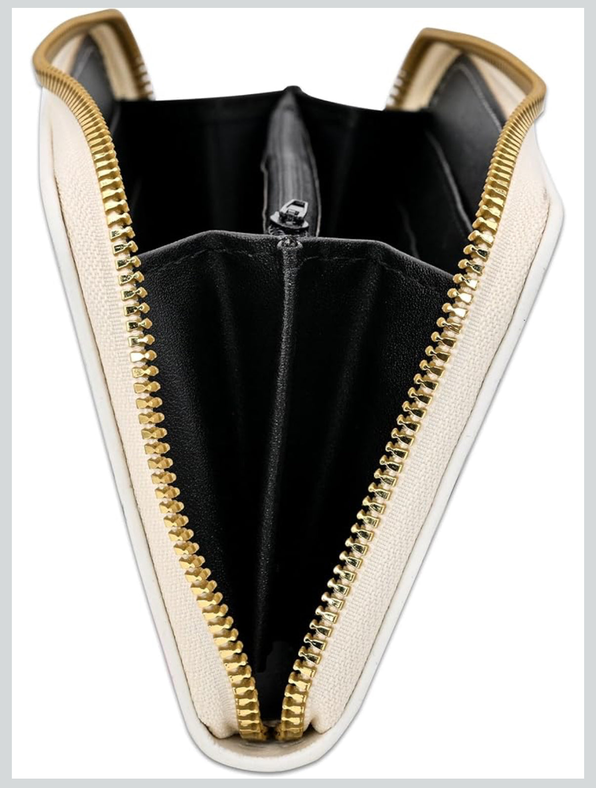 🌸 Kuromi Kawaii Zip Wallet – Cute Sanrio Long Purse with Card Slots, Cash Pocket & Gold Zipper