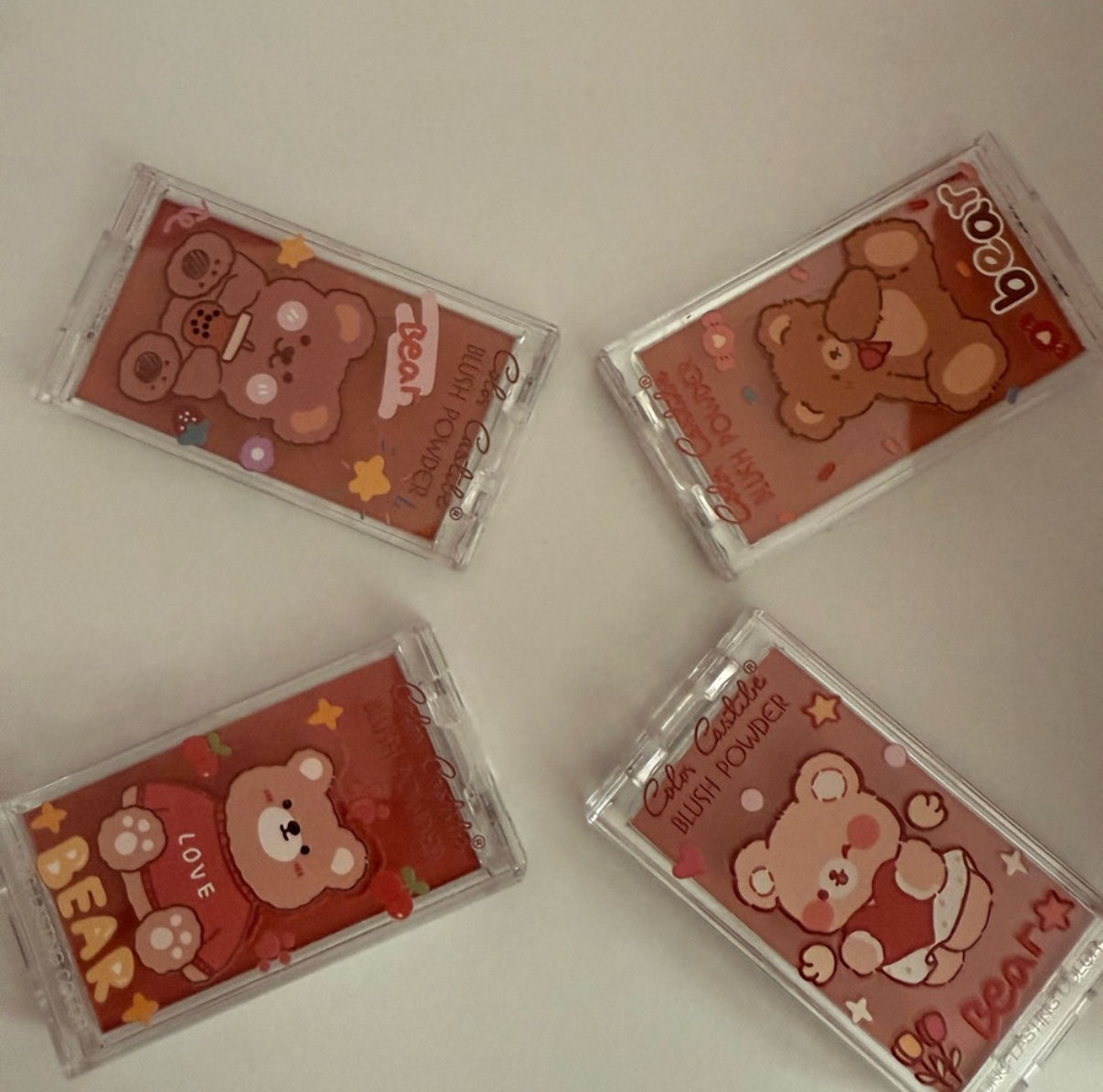 Set of 4 Bear Blush